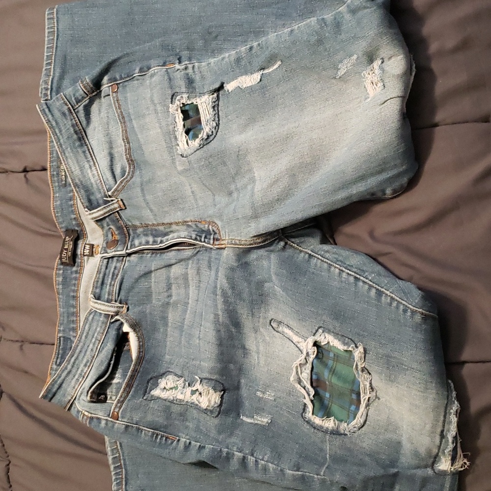 Judy Blue Jeans 14W Plaid